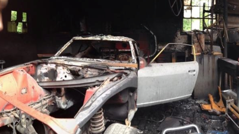 Illustration for article titled Here's The Aftermath Of Last Week's Devastating $2 Million Classic Car Fire